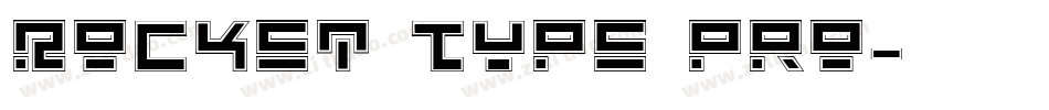 Rocket Type Pro字体转换